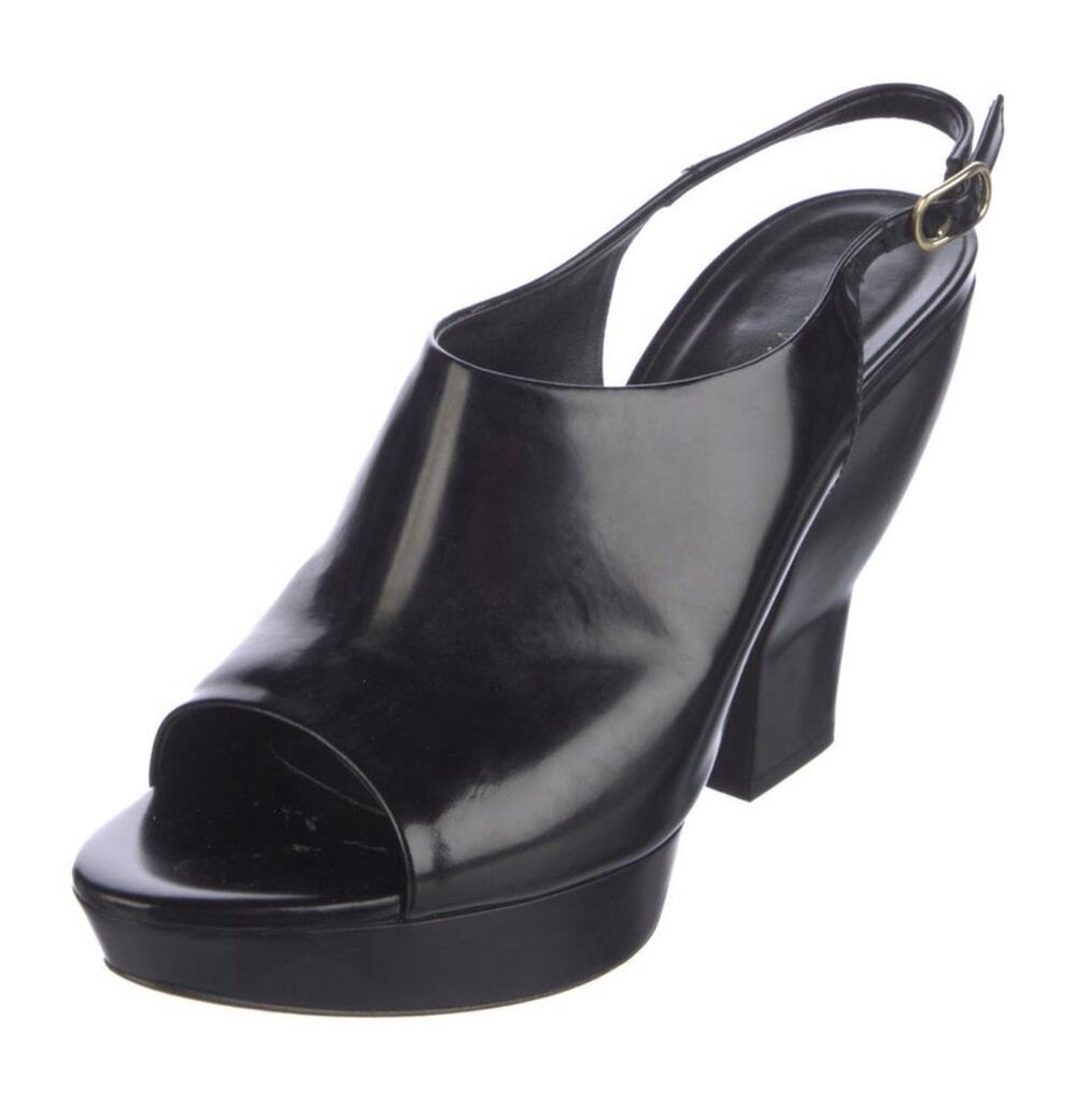 3.1 PHILLIP LIM Black Salma Platform Chunky Heel Sandal EU 40.5/US 10-10.5 EUC